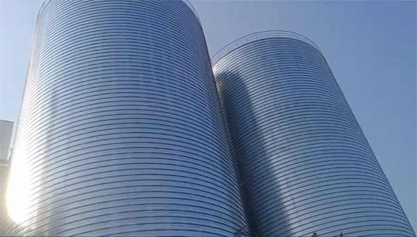 丰南2座混凝土高架卷板仓